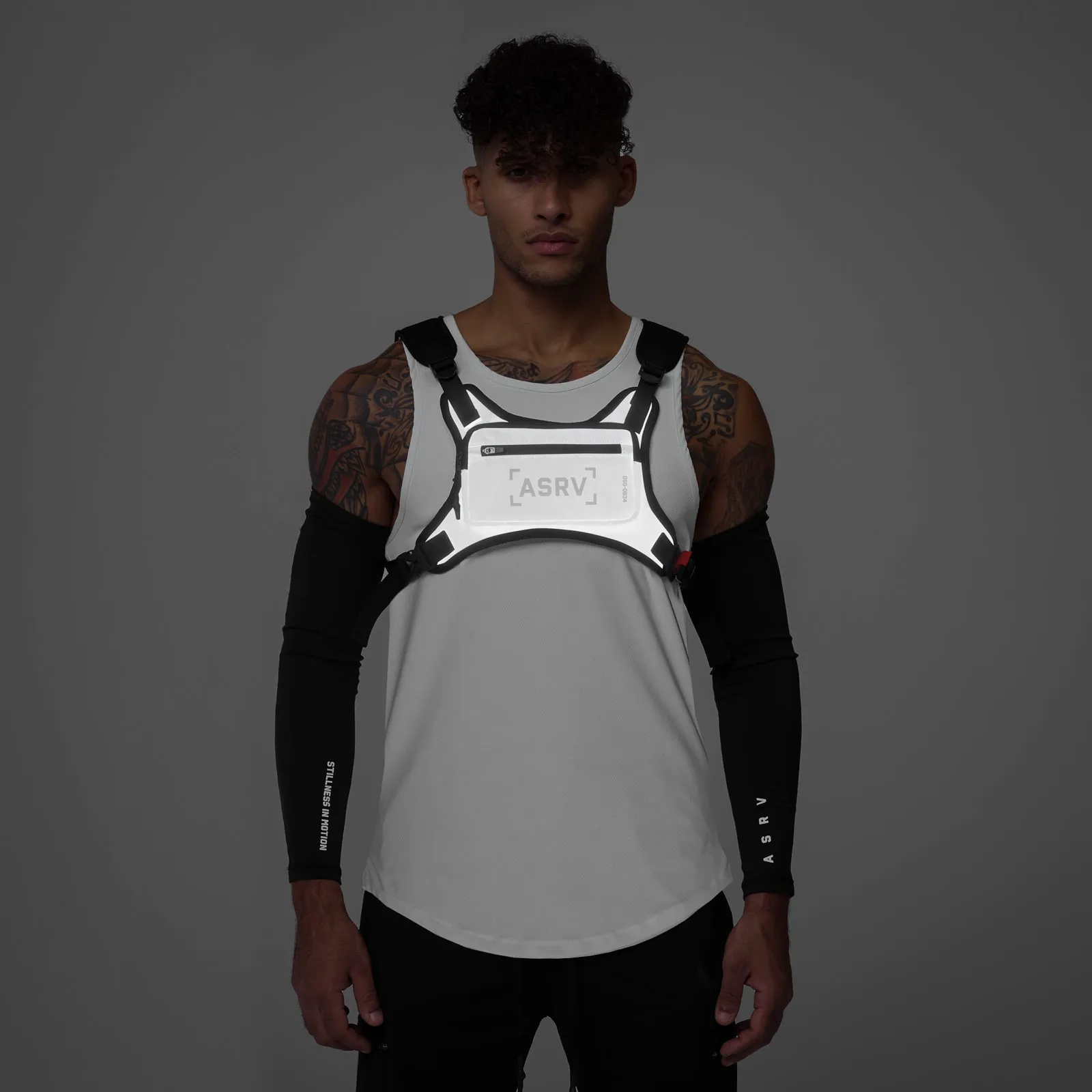 0634. Conditioning Chest Pack - Grey Reflective