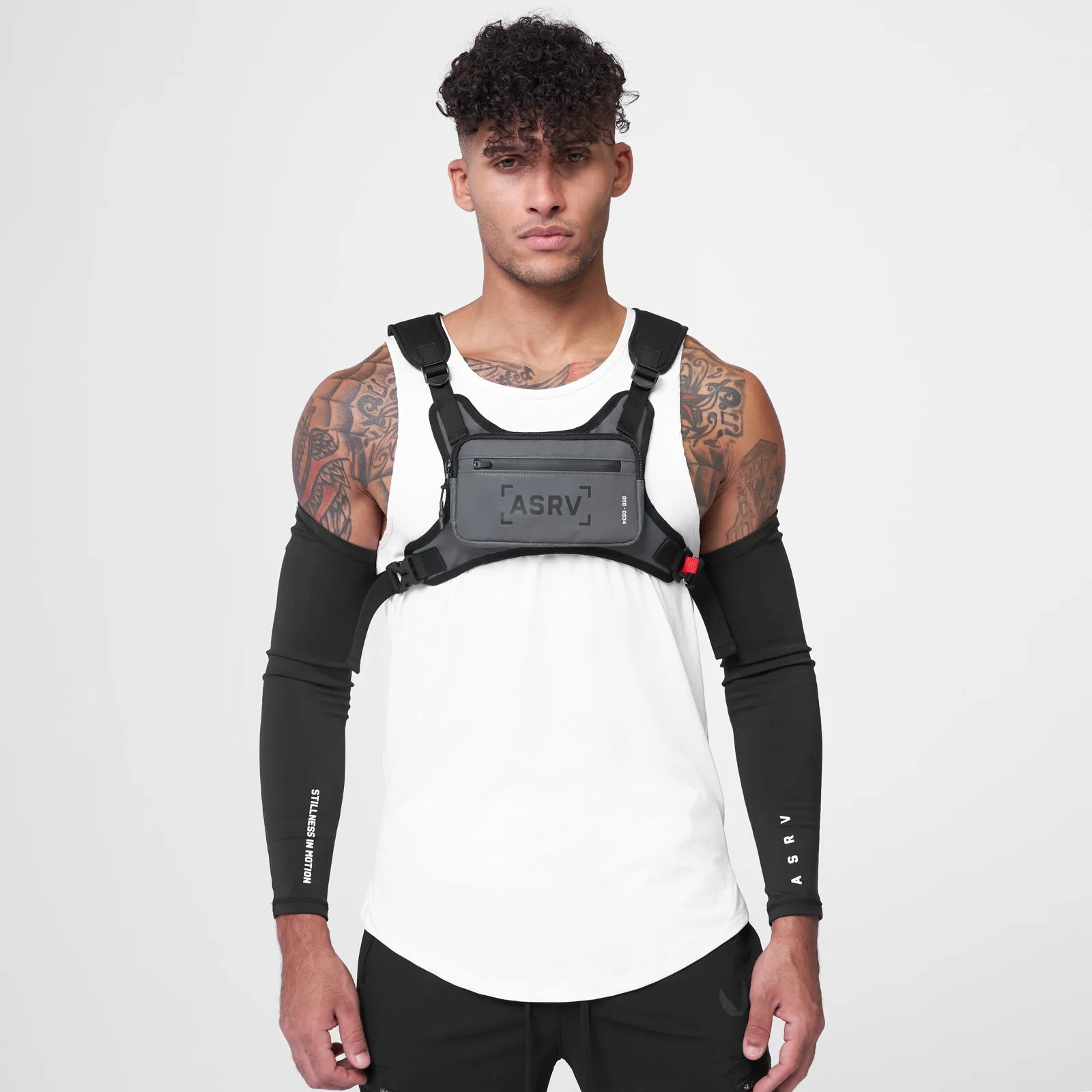 0634. Conditioning Chest Pack - Grey Reflective