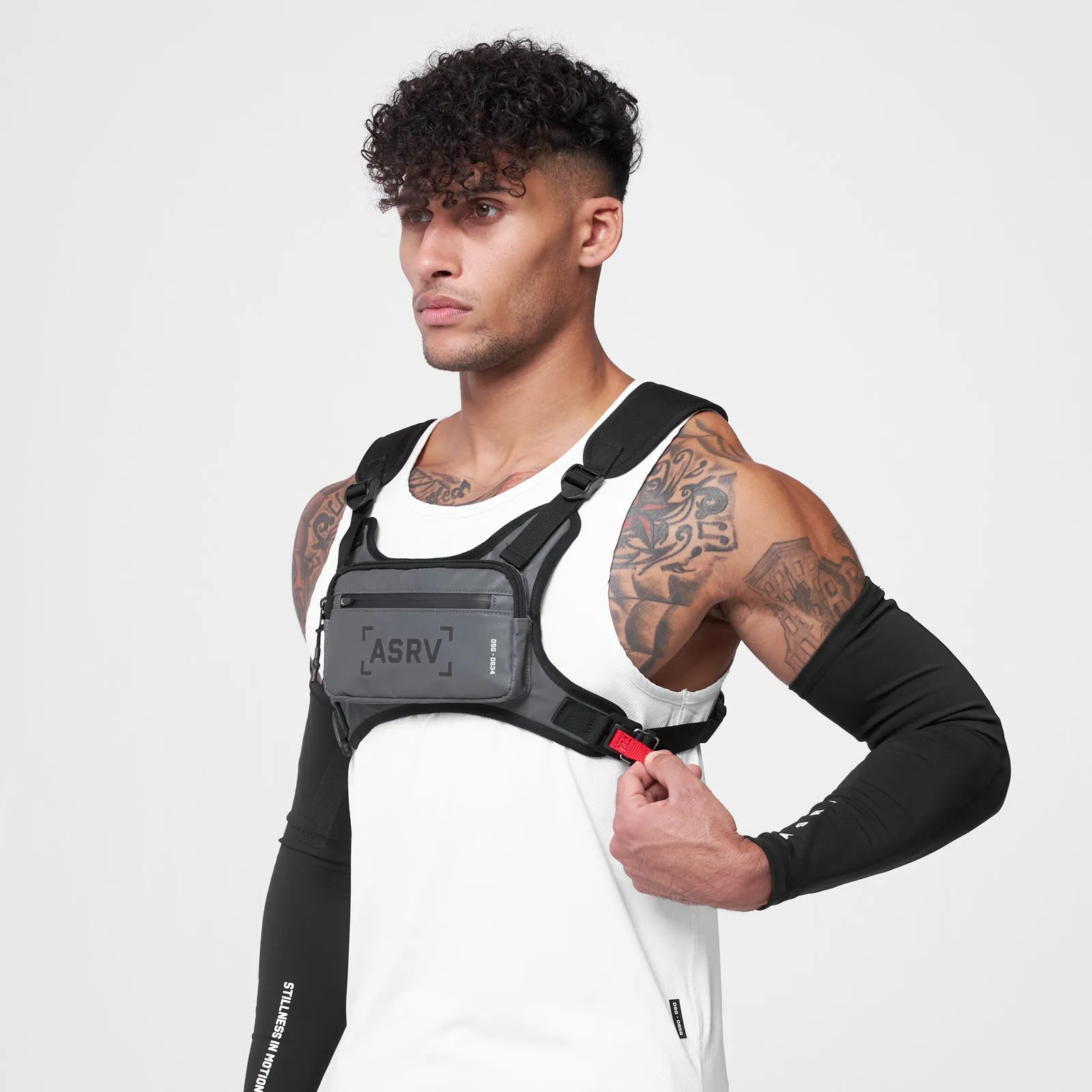 0634. Conditioning Chest Pack - Grey Reflective