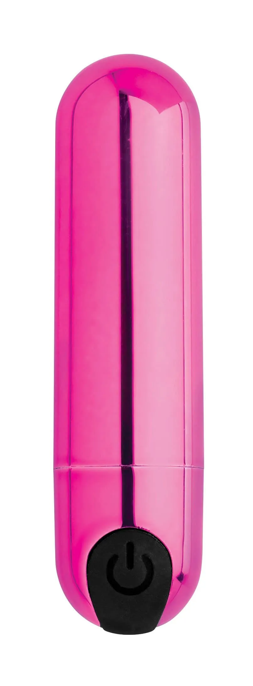 10x Rechargeable Vibrating Metallic Bullet - Pink