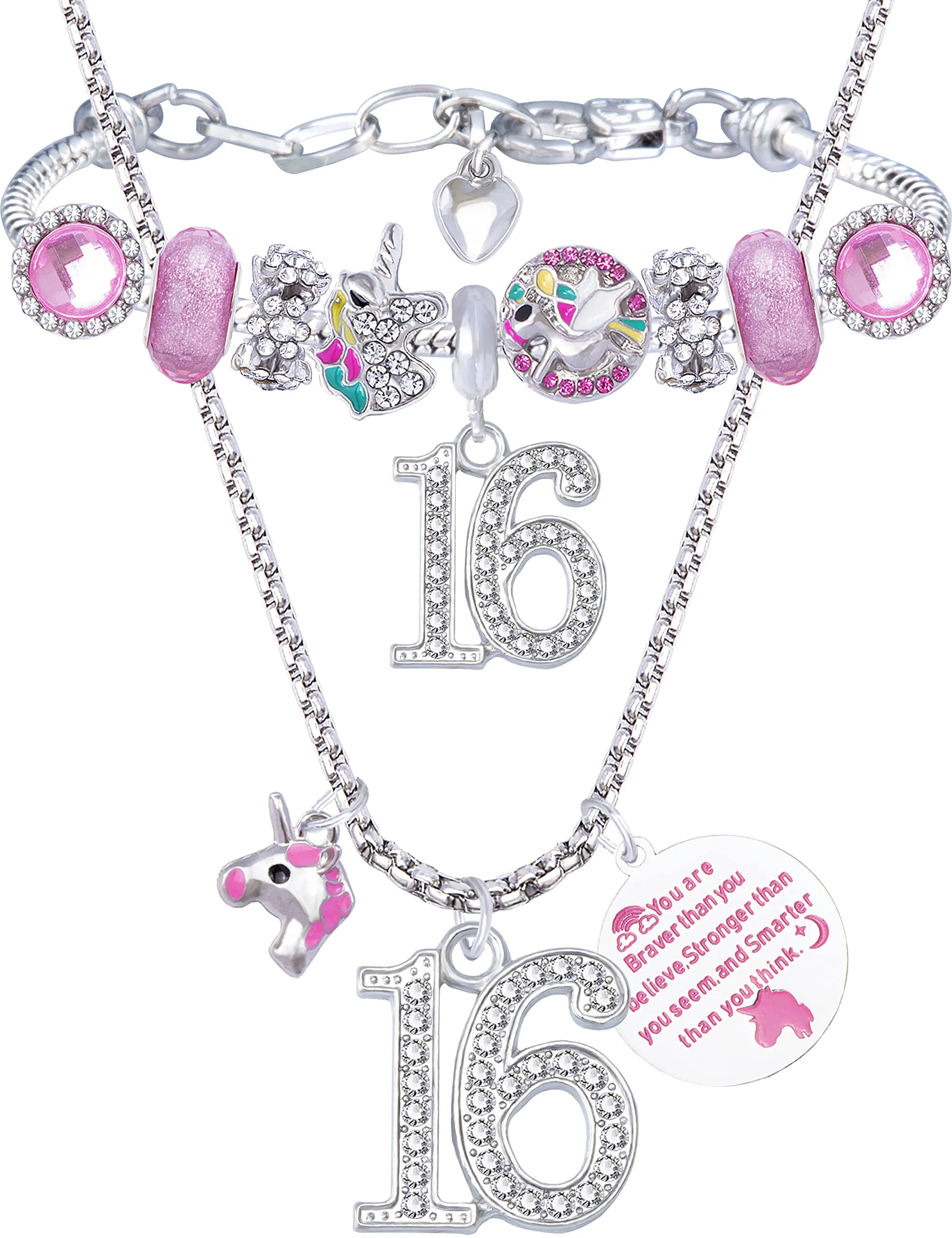 16th Birthday,Sweet 16 Gifts for Girls,16th Birthday Gifts for Girls,16th Birthday Charm