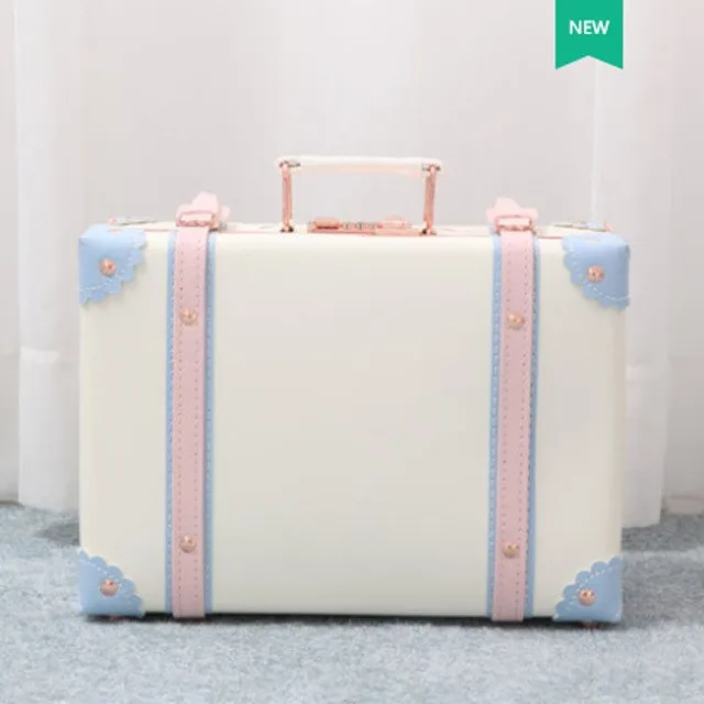 2018 New Children'S Suitcase Kids Luggage Small Fashion Bags Suitcase Pink Pu Pp Material High