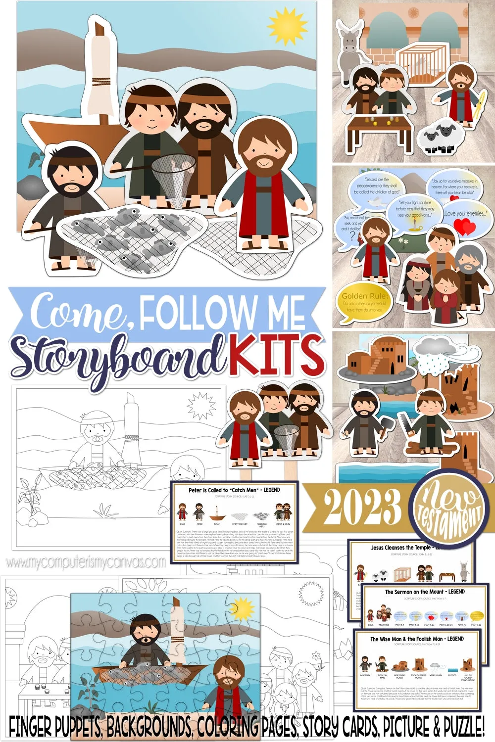 2023 CFM Story Board Kit 2 {NEW Testament} PRINTABLE