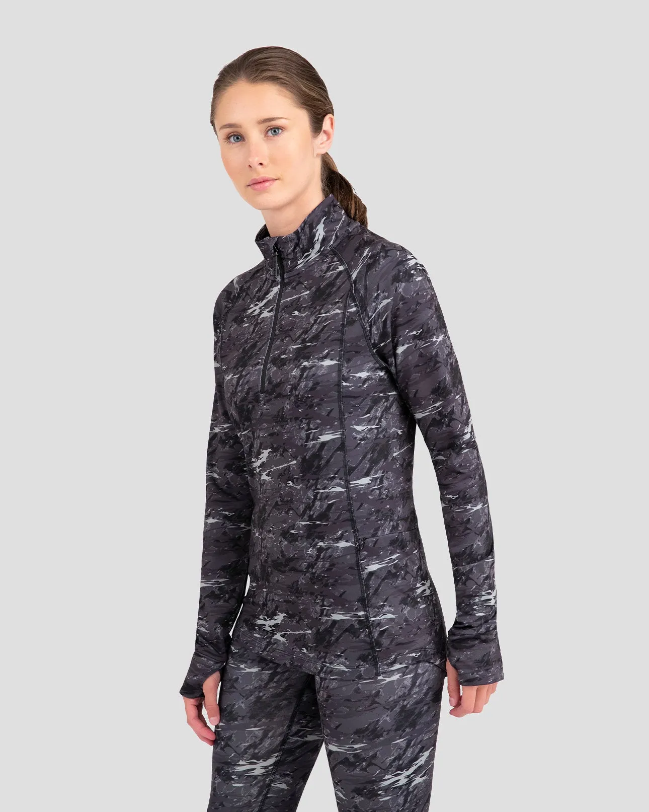 3.0 Women's Below-Zero Heavyweight Performance Half-Zip Thermal Top