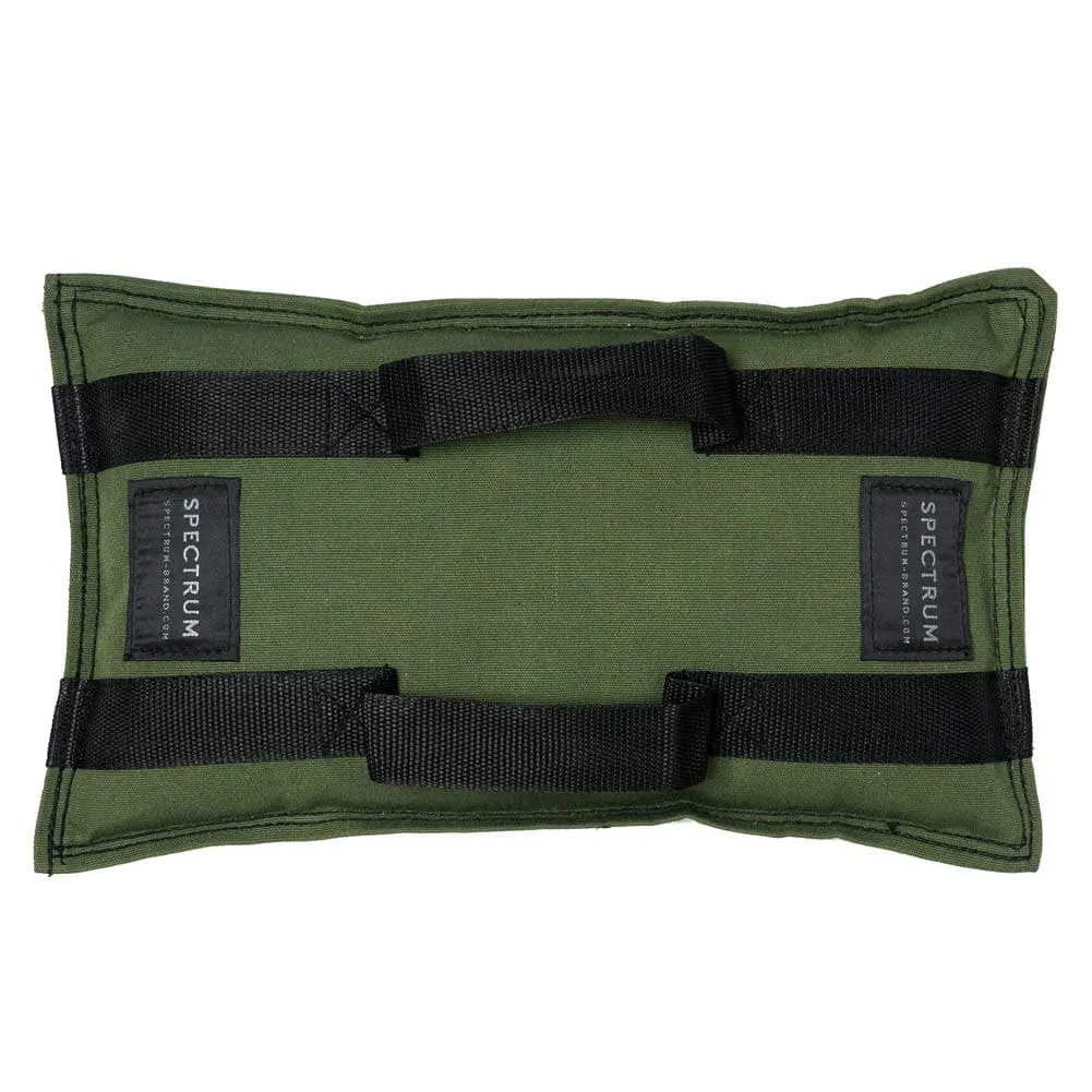 3x Spectrum Khaki Green Pre-Filled Weighted Shot Sandbags 10kg (DEMO STOCK)