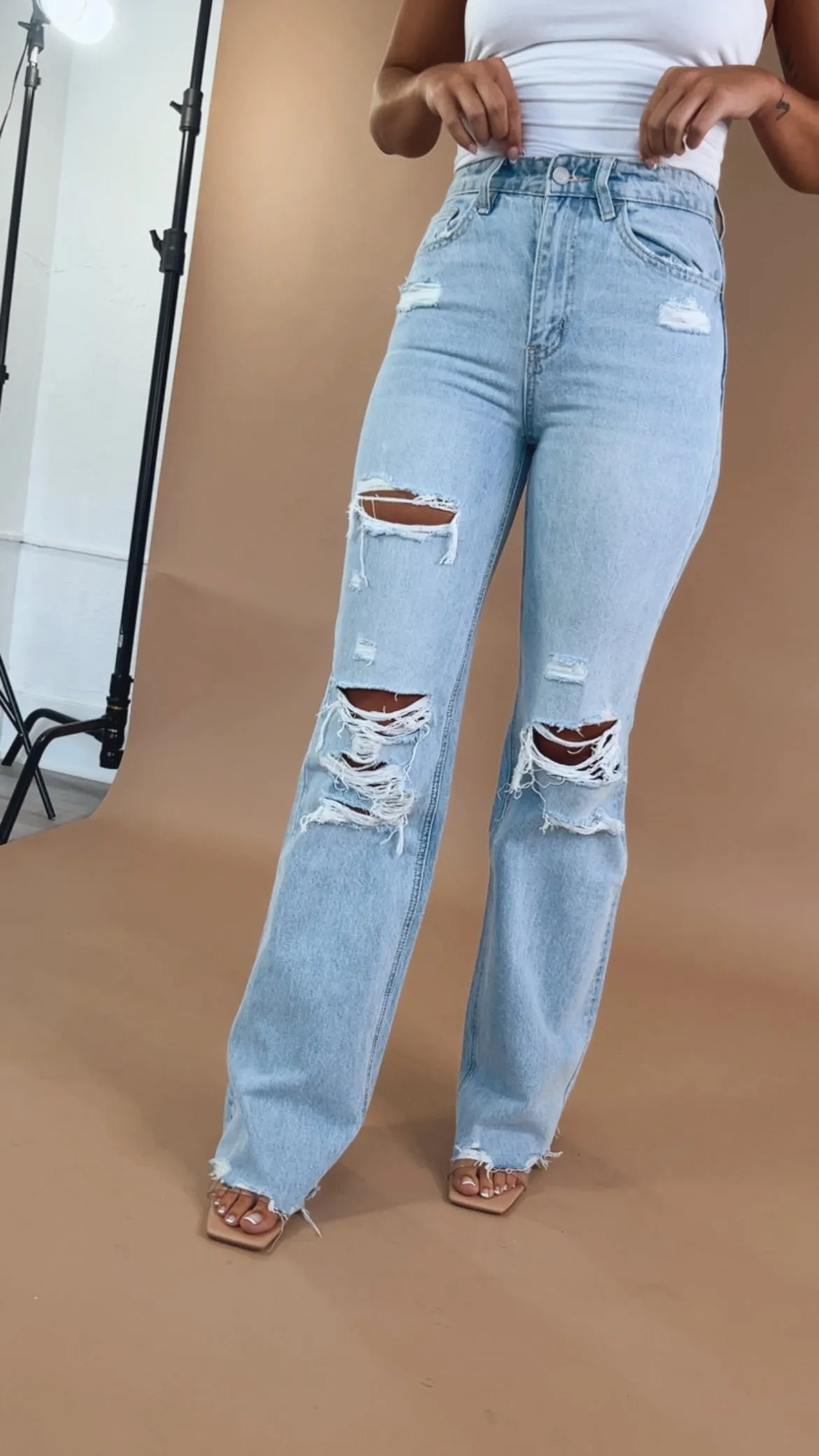 90'S Vintage Flare Jeans, VERVET