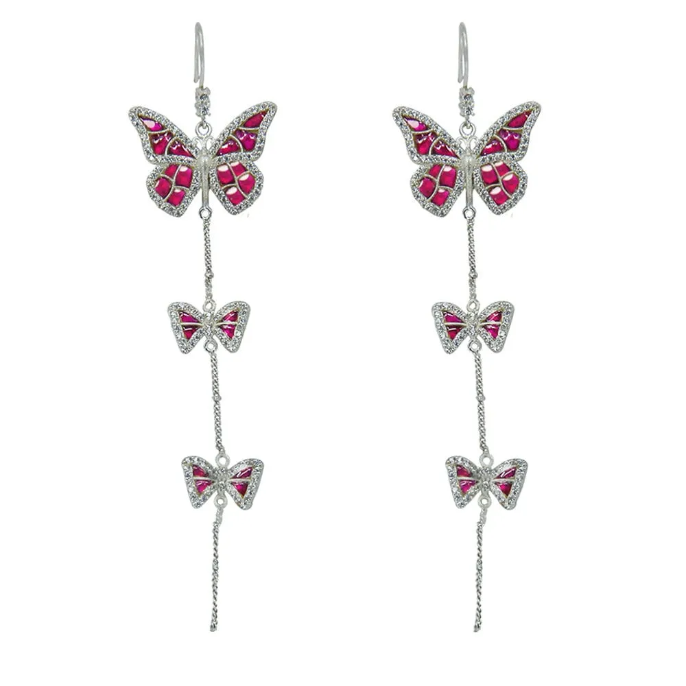 92.5 Silver Titli Earrings