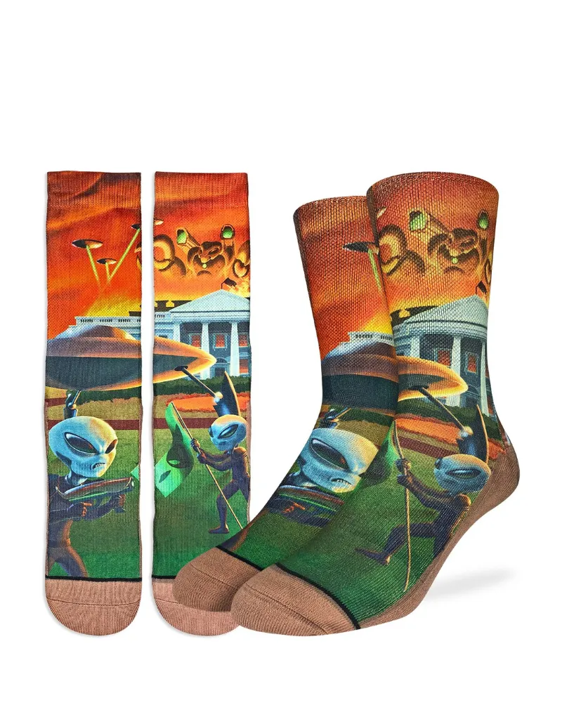 ALIEN INVASION ACTIVE SOCKS