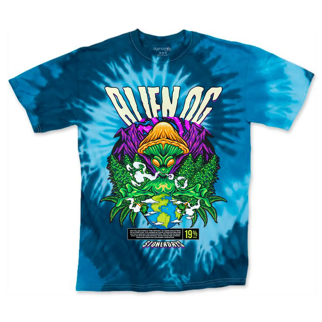 Alien OG Blue Tie dye