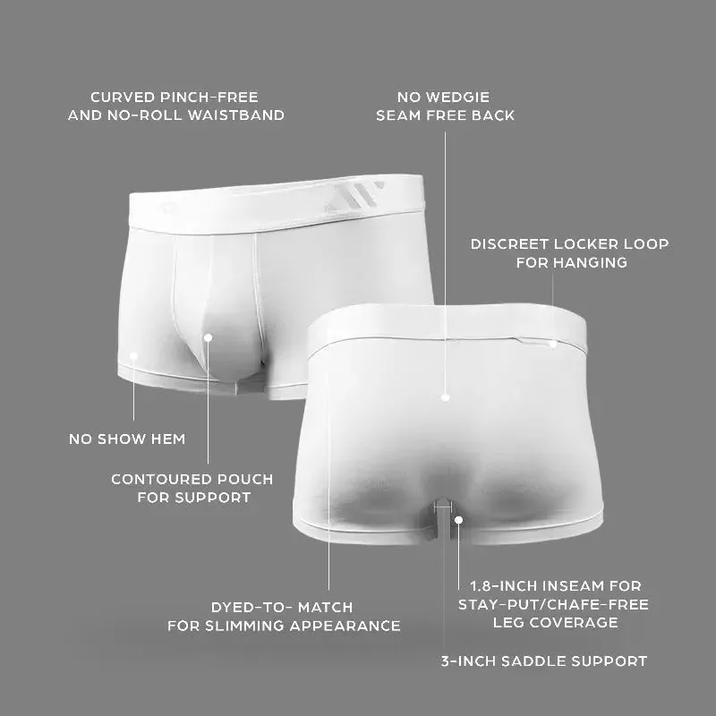 ALPHX Comfort Class Trunk - Athletic Fit - Frost White| ALPHX.com