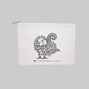 Annam Printed Cotton Pouch