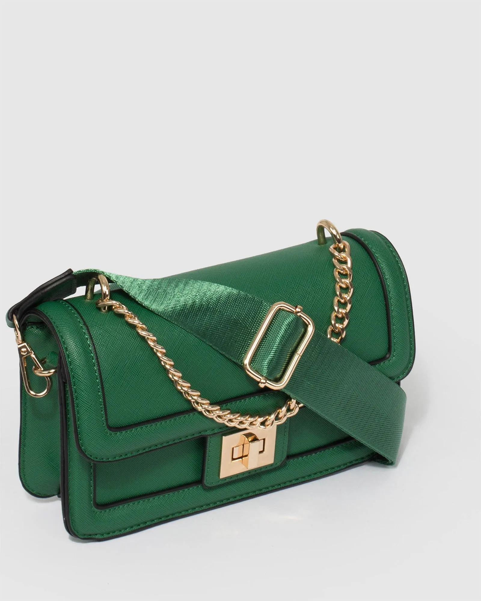 Ari Lock Green Crossbody Bag