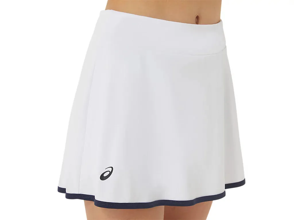 Asics Women Court Skort (Piping) Brilliant White