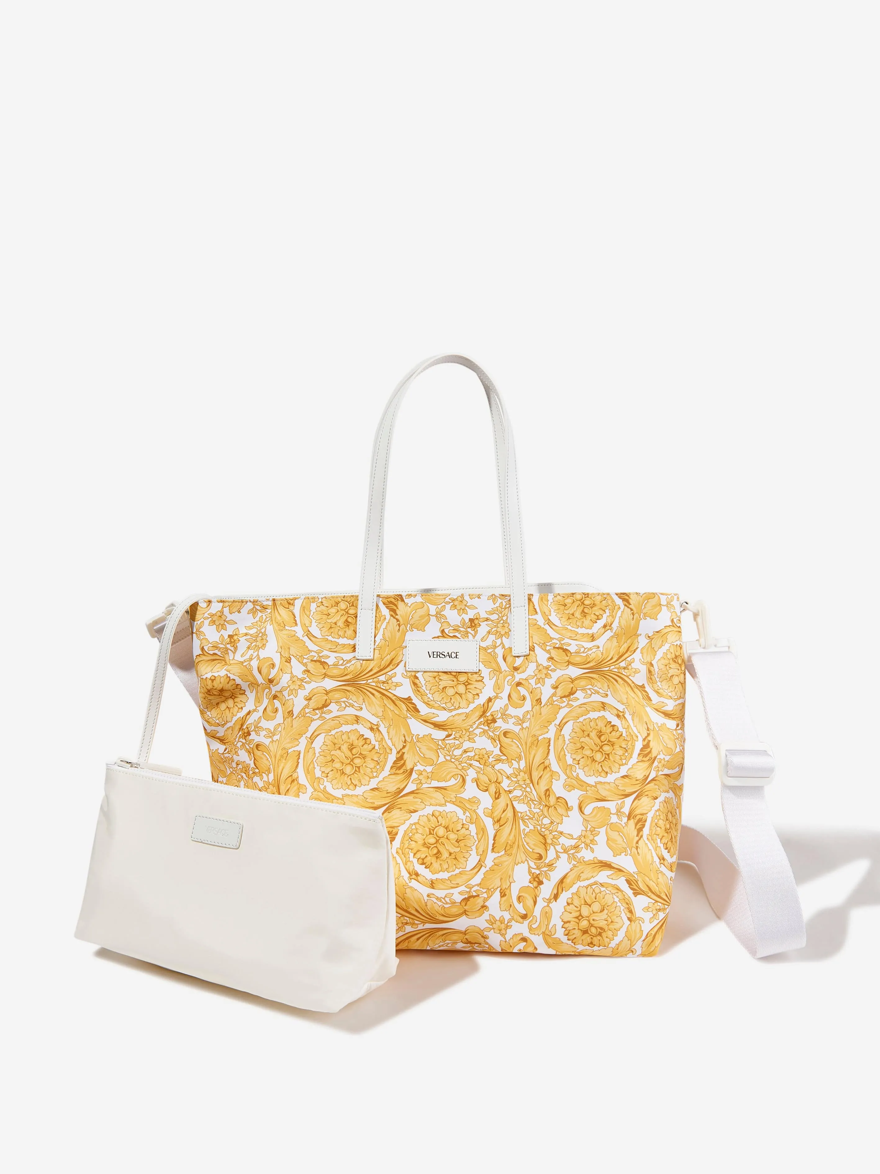 Baby Barocco Tote Changing Bag in Gold