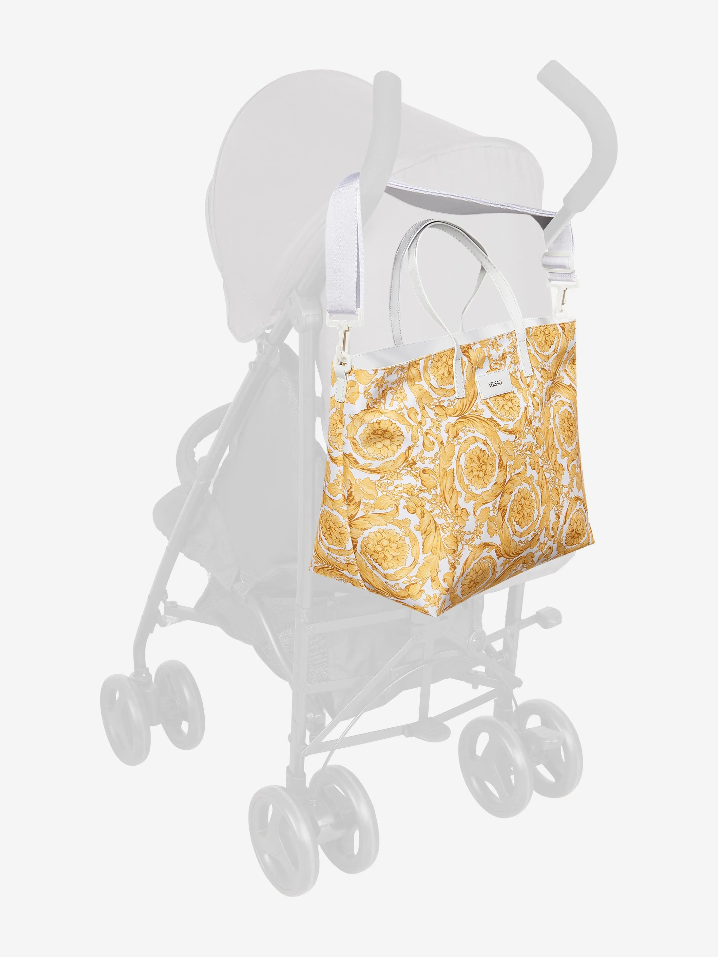 Baby Barocco Tote Changing Bag in Gold