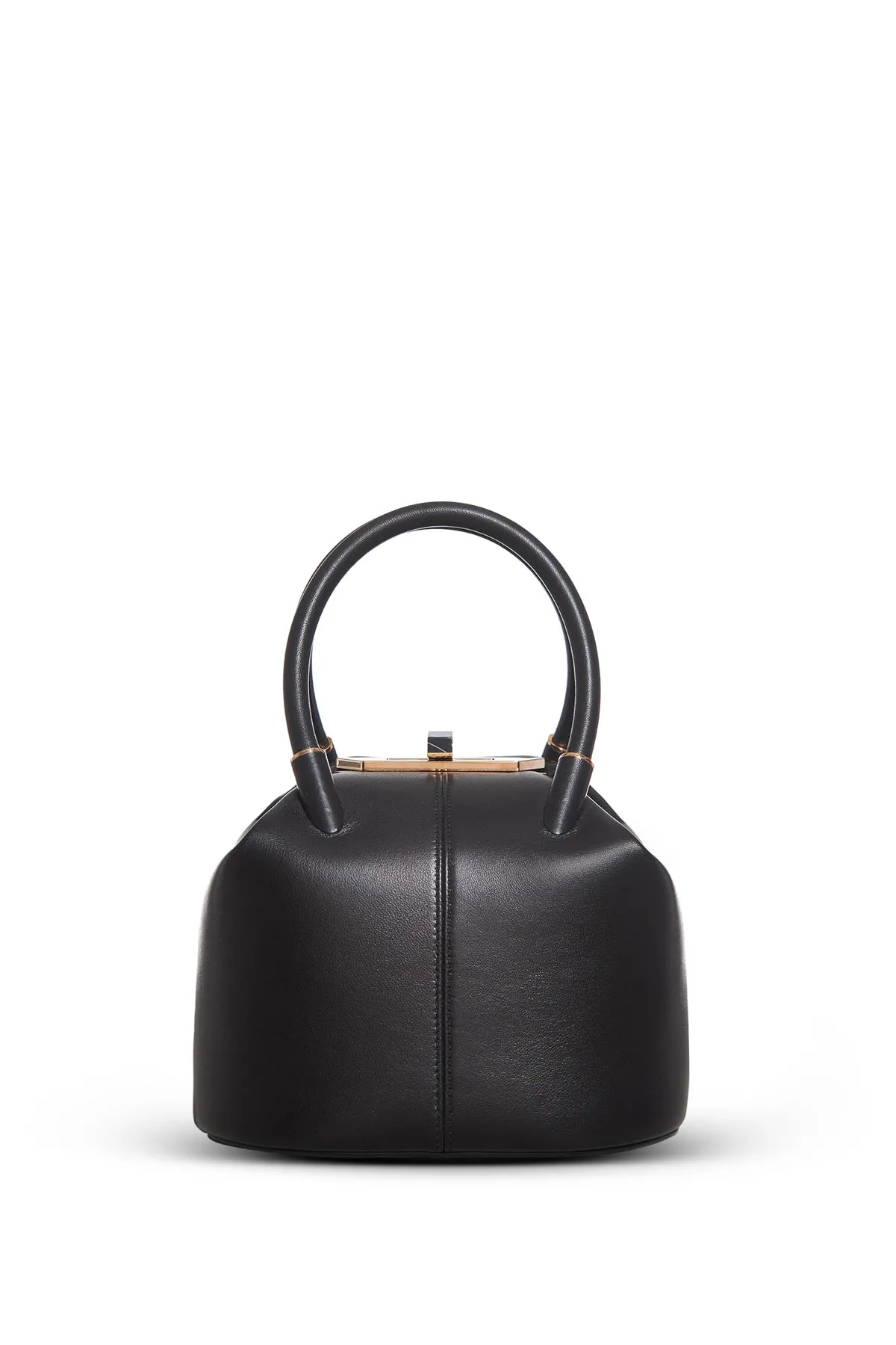 Baez Bag in Black Nappa Leather