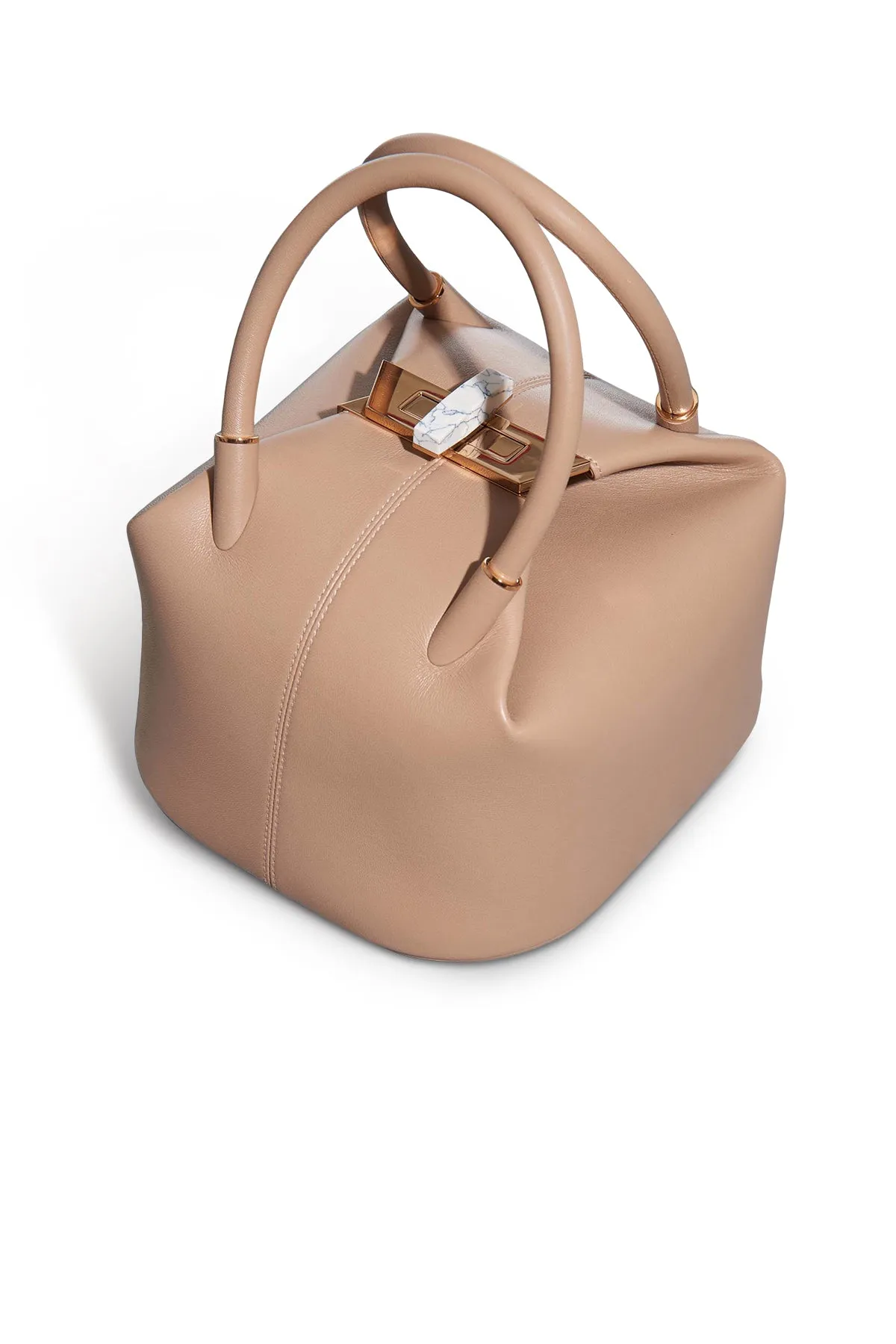 Baez Bag in Nude Nappa Leather