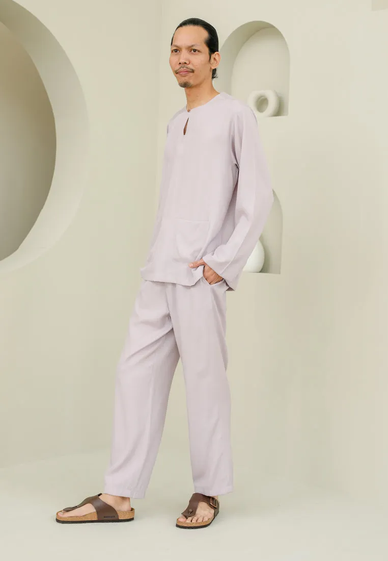 Baju Melayu Men (Lilac)