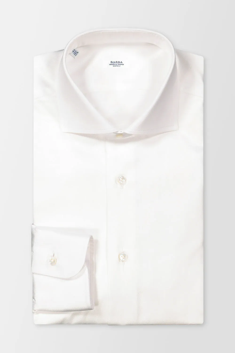 Barba Napoli White Classic Shirt