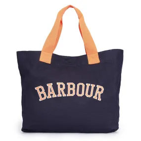 Barbour Logo Beach Bag Navy