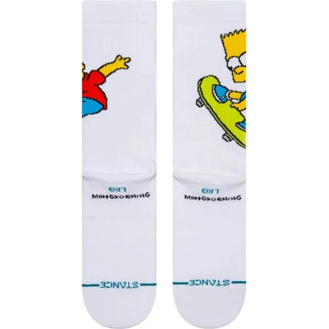 Bart Simpson Men's Crew Socks