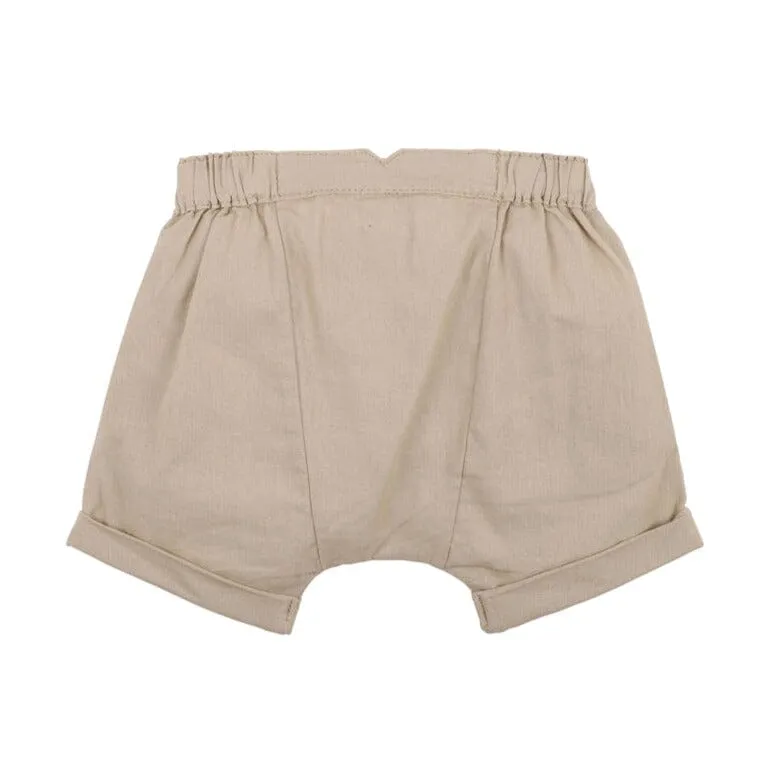 Bebe - Baby Stone Linen Blend Shorts