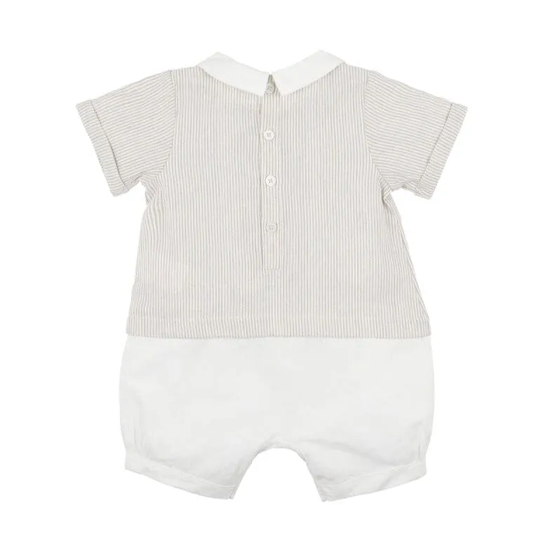 Bebe - Jude Pintuck Shirt Romper