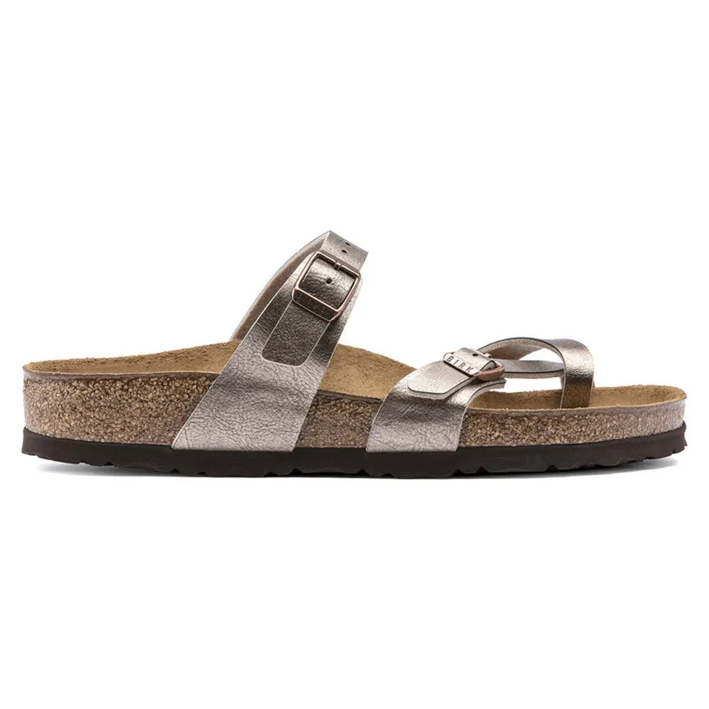 BIRKENSTOCK MAYARI GRACEFUL TAUPE BIRKOFLOR - WOMENS