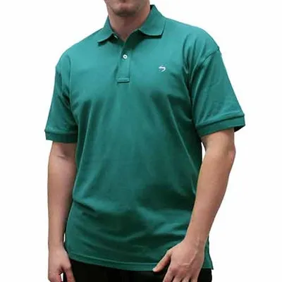 Biscayne Bay Embroidered Men's Polo - Pine