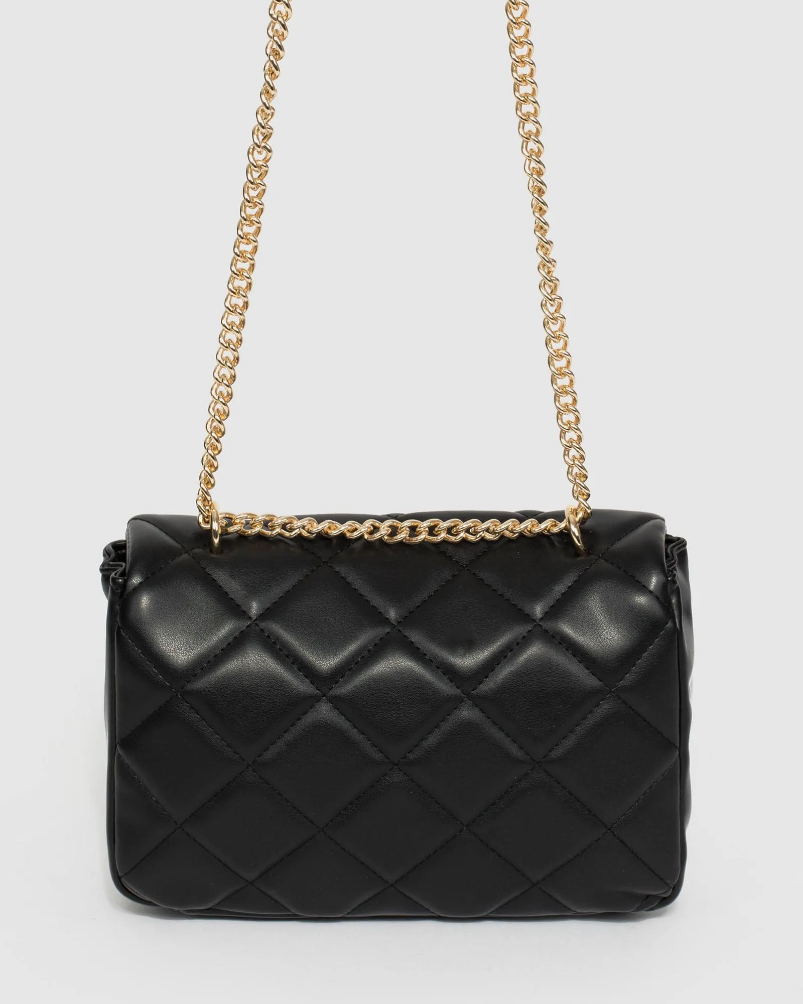 Black Amillia Studed Crossbody Bag