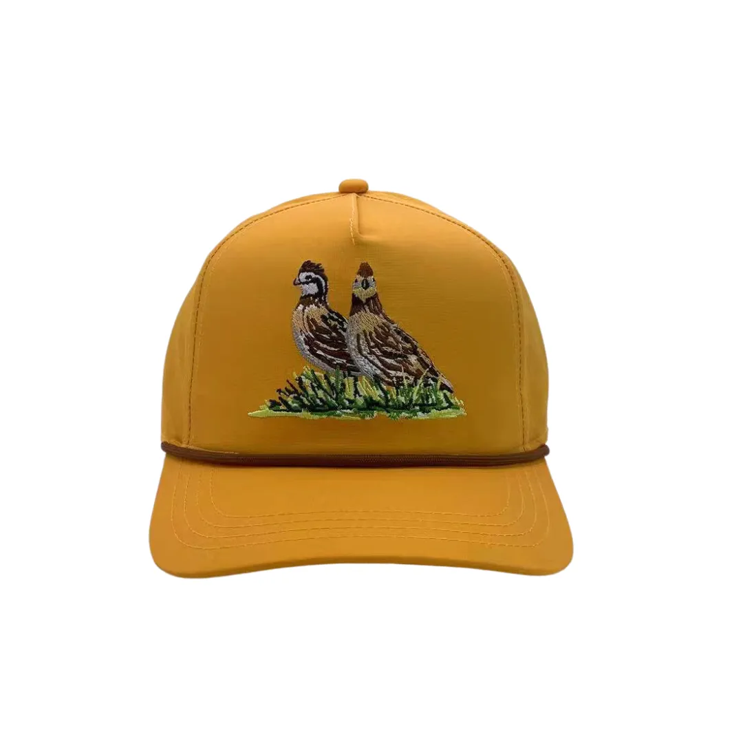 Bobwhite Quail 5 Panel Performance Rope Hat