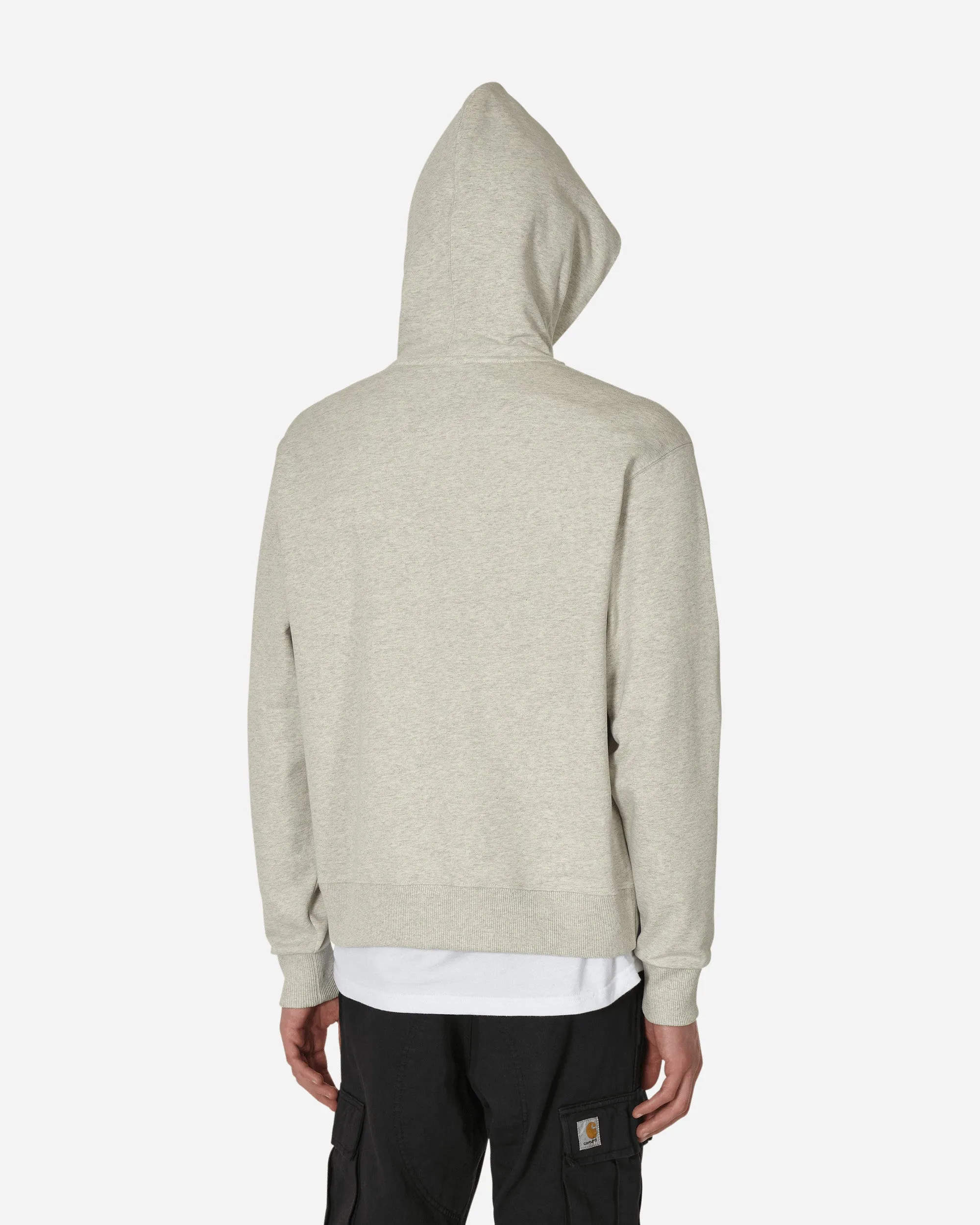 'Boke Flower' Crest Classic Hooded Sweatshirt Grey