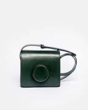 Camera Bag in Midnight Green