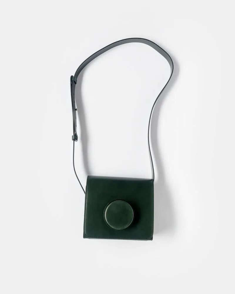 Camera Bag in Midnight Green