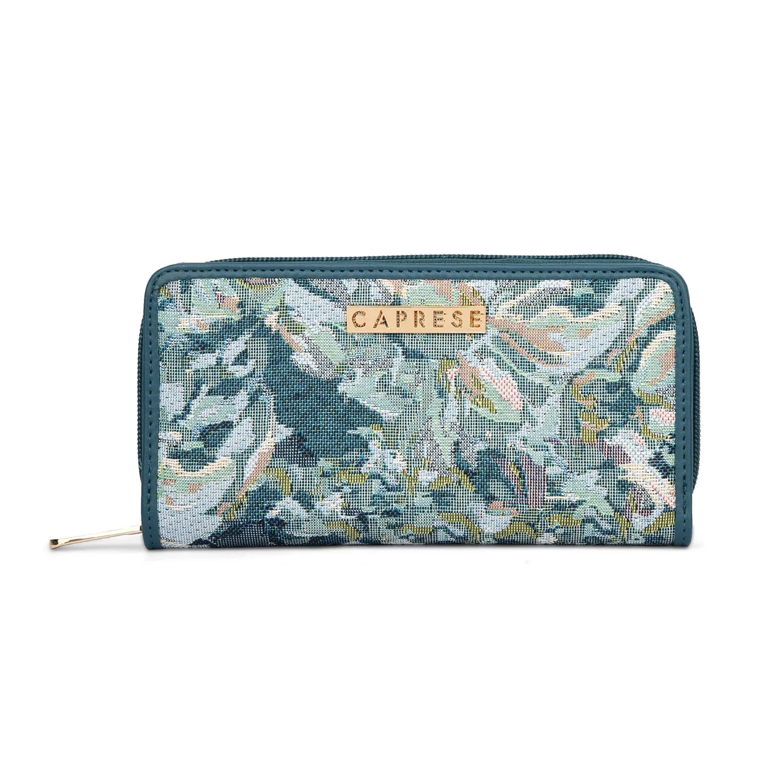 Caprese Brandi Zip Around Wallet Medium Blue