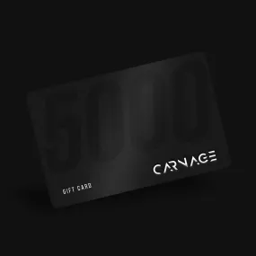 Carnage Physical Gift Card - 5000