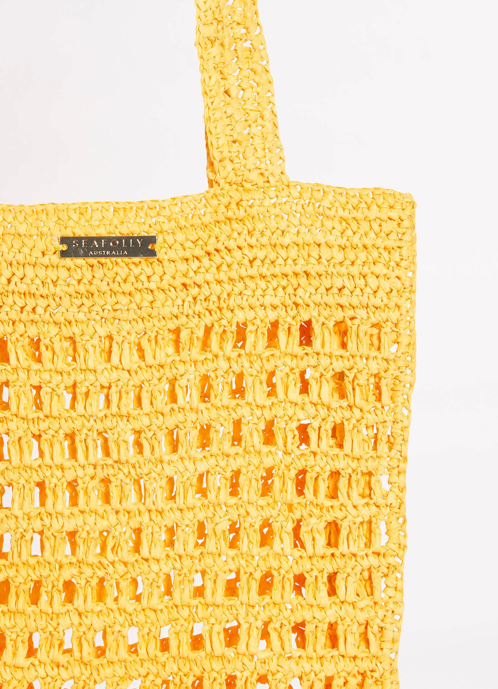 Casa Woven Tote Bag - Sunflower