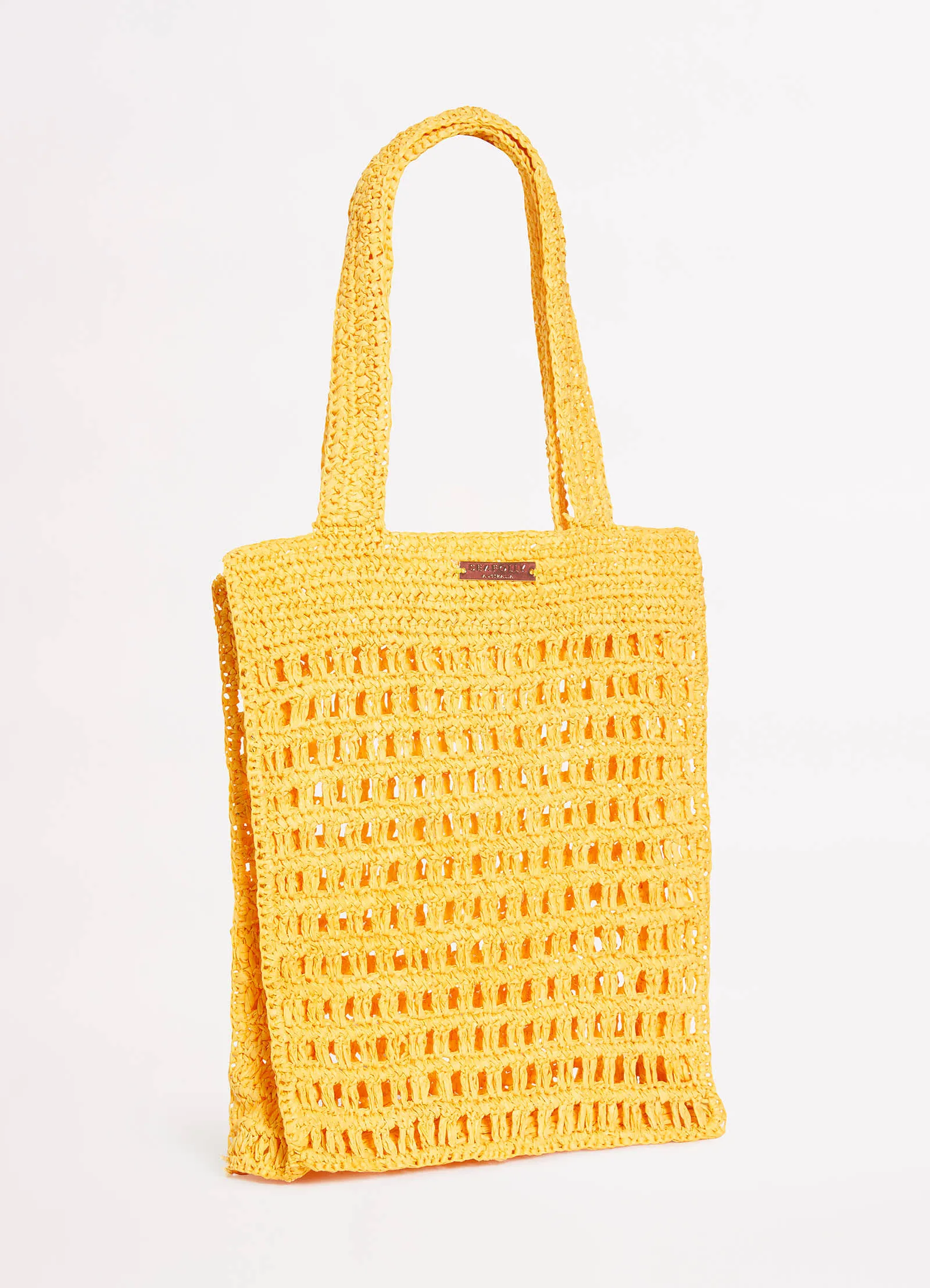 Casa Woven Tote Bag - Sunflower