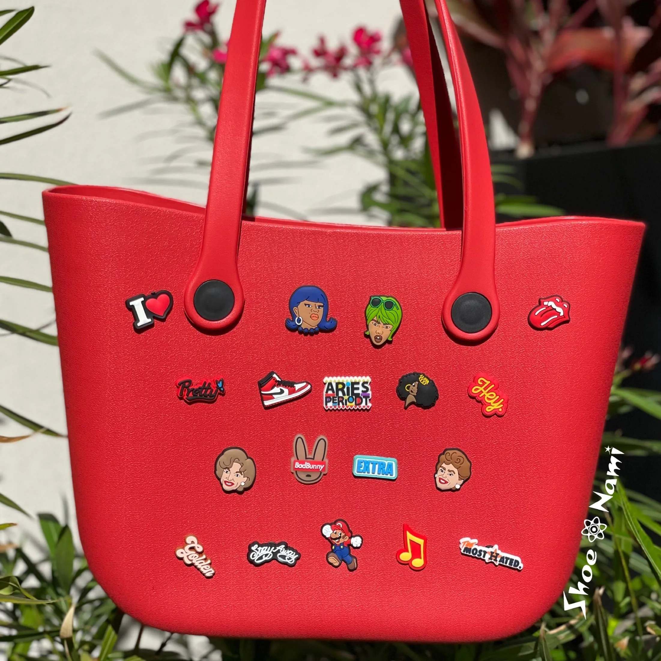 CHARMING BAG Red (charms sold separately)