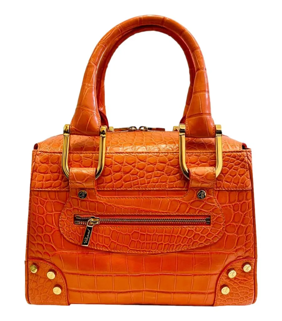 Chopard Crocodile Skin Carolina Bag