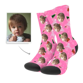 Christmas Customized Grand Daughter Socks