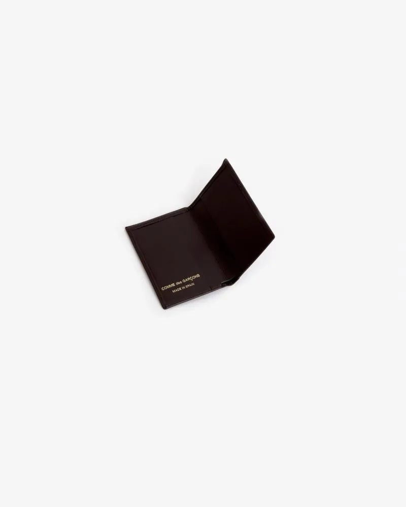 Classic Leather Card Holder in Brown