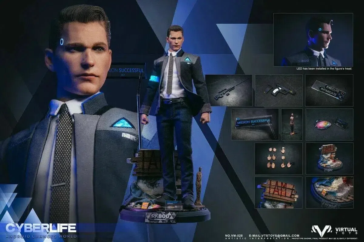 Connor: RK800: Detroit Become Human: Cyberlife: VM028: VTS Toys