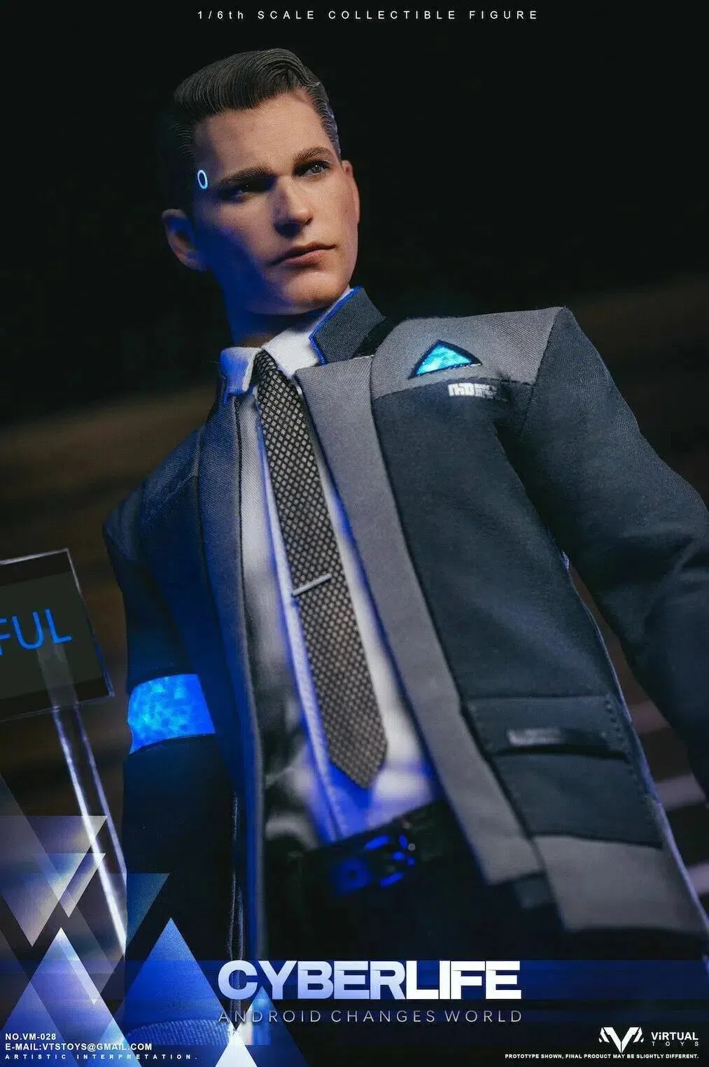 Connor: RK800: Detroit Become Human: Cyberlife: VM028: VTS Toys