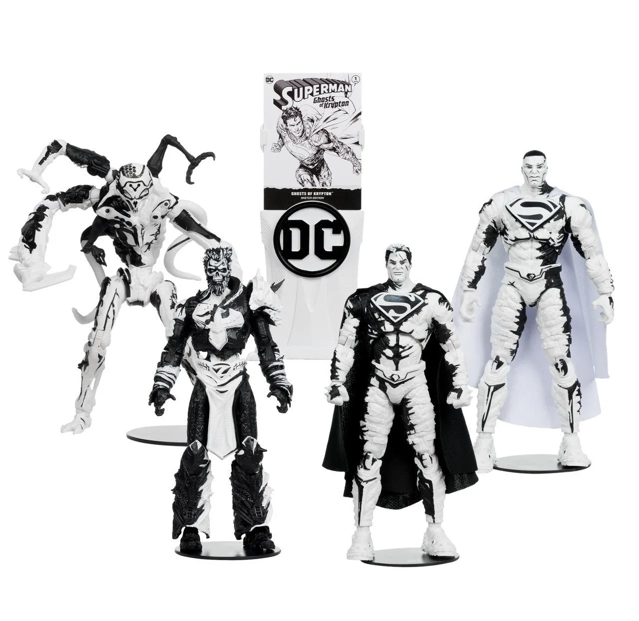 DC Multiverse Exclusive Gold Label Superman Comics Sketch Edition (Page Punchers: Ghost of Krypton)