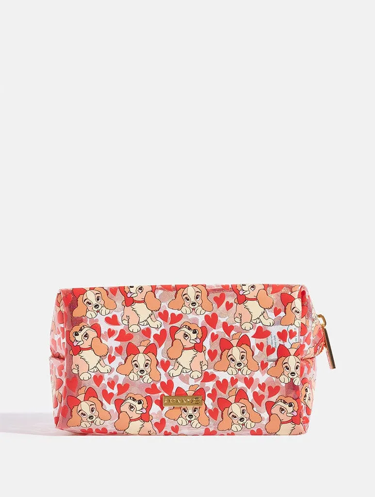 Disney Lady Heart Makeup Bag