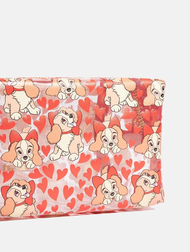 Disney Lady Heart Makeup Bag