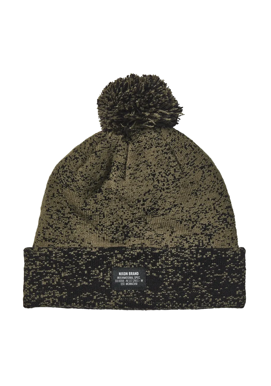 Drifter Beanie - Olive Dot Camo