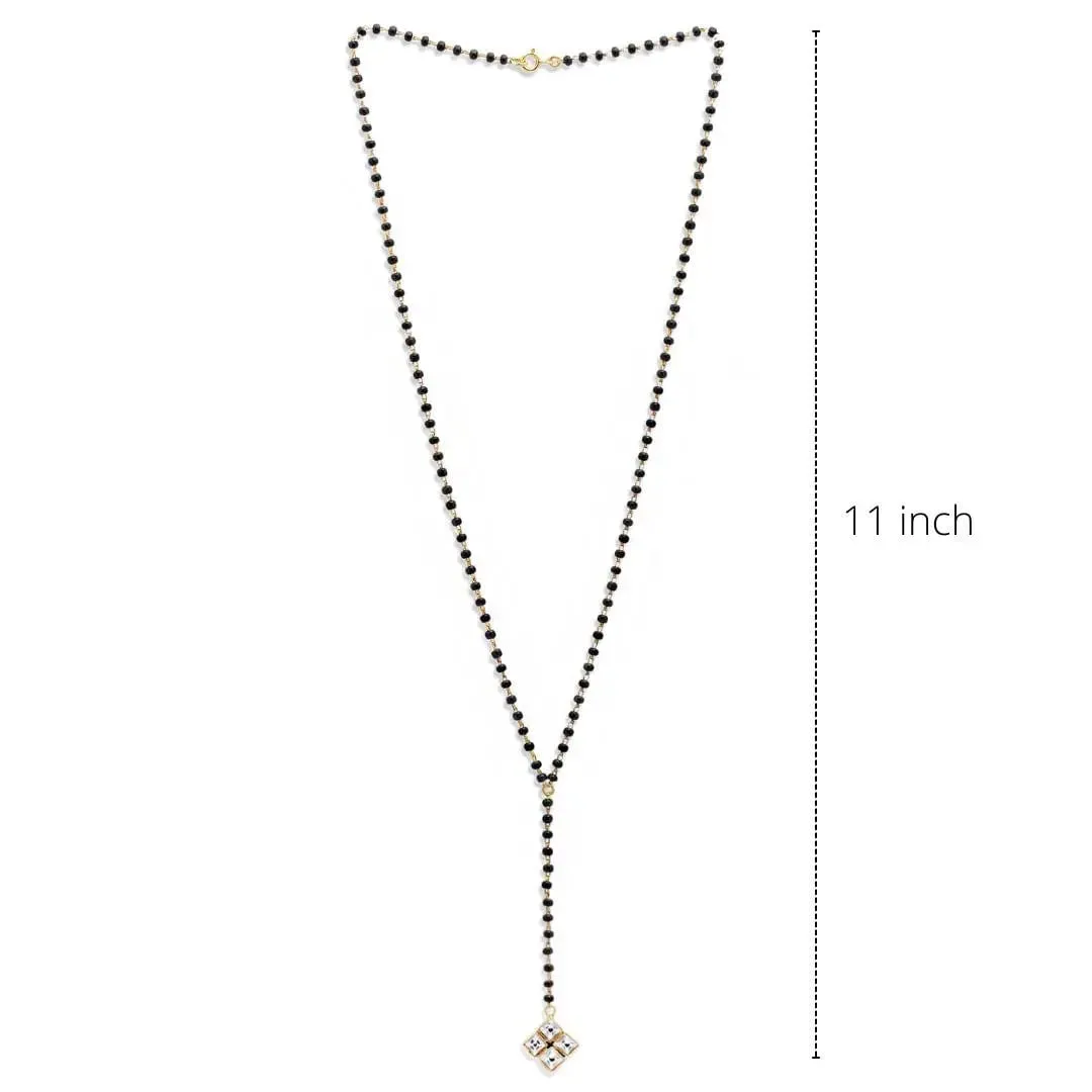 Elite Silver Mangalsutra Necklace