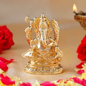 Estele Gold Plated Divine Ganesh Idol